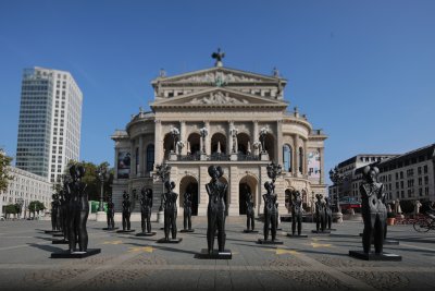 Keltenfürst vor der Alten Oper
