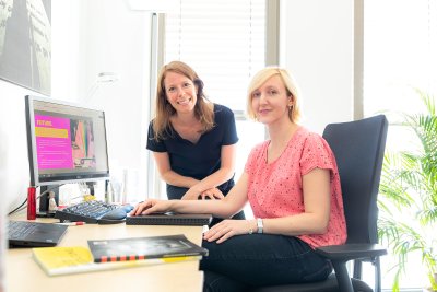 Geschäftsstelle Kreativwirtschaft Hessen: Daniela Hartmann und Susanne Stöck