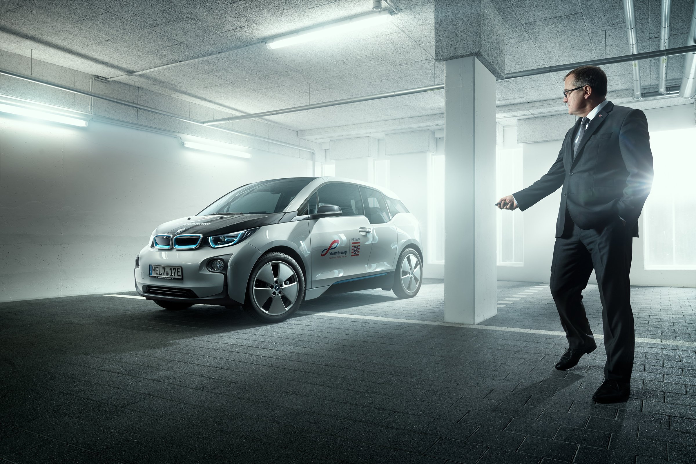 BMW i3 und Dr. Rainer Waldschmidt