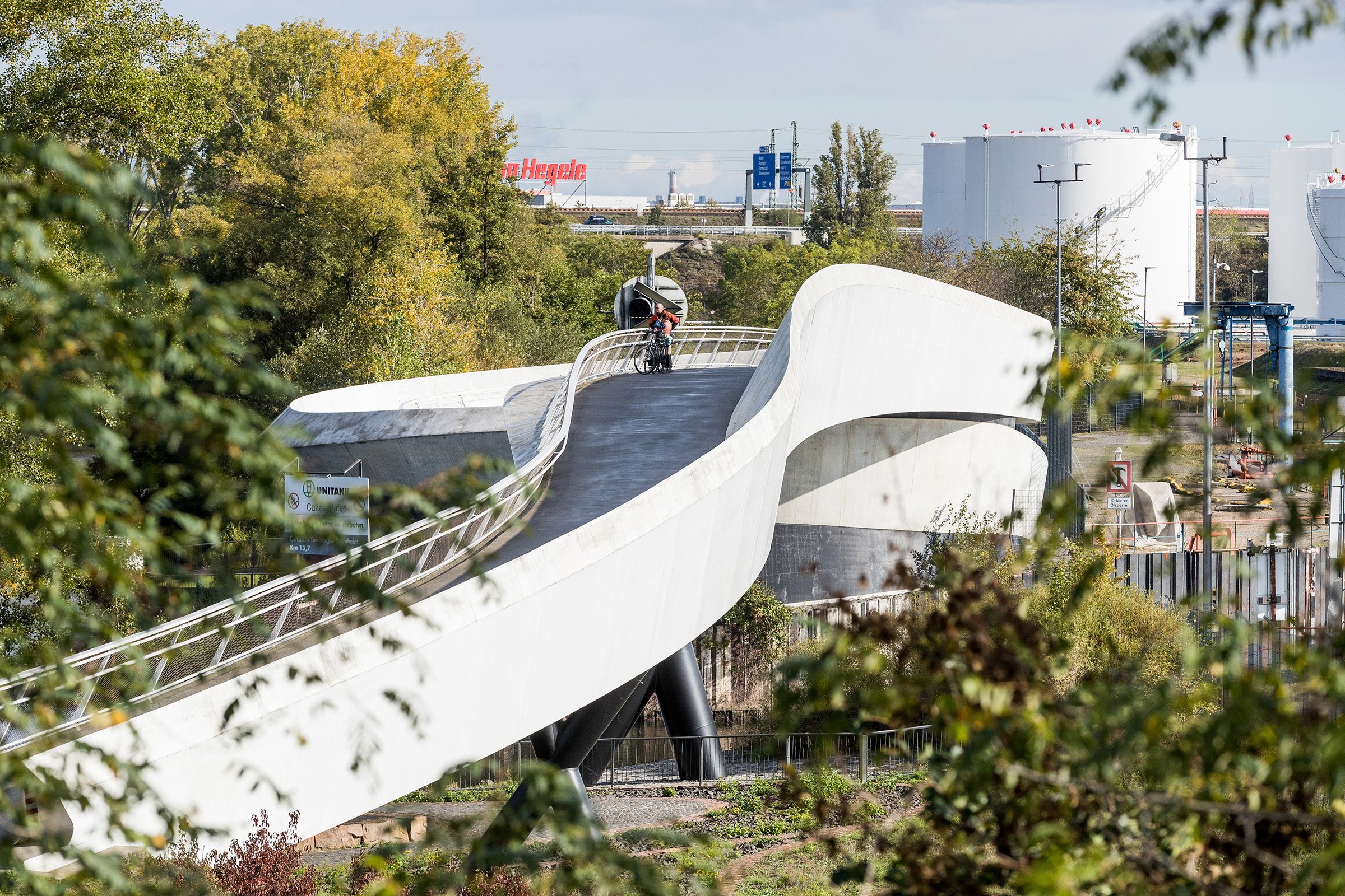 Ölhafenbruecke Raunheim