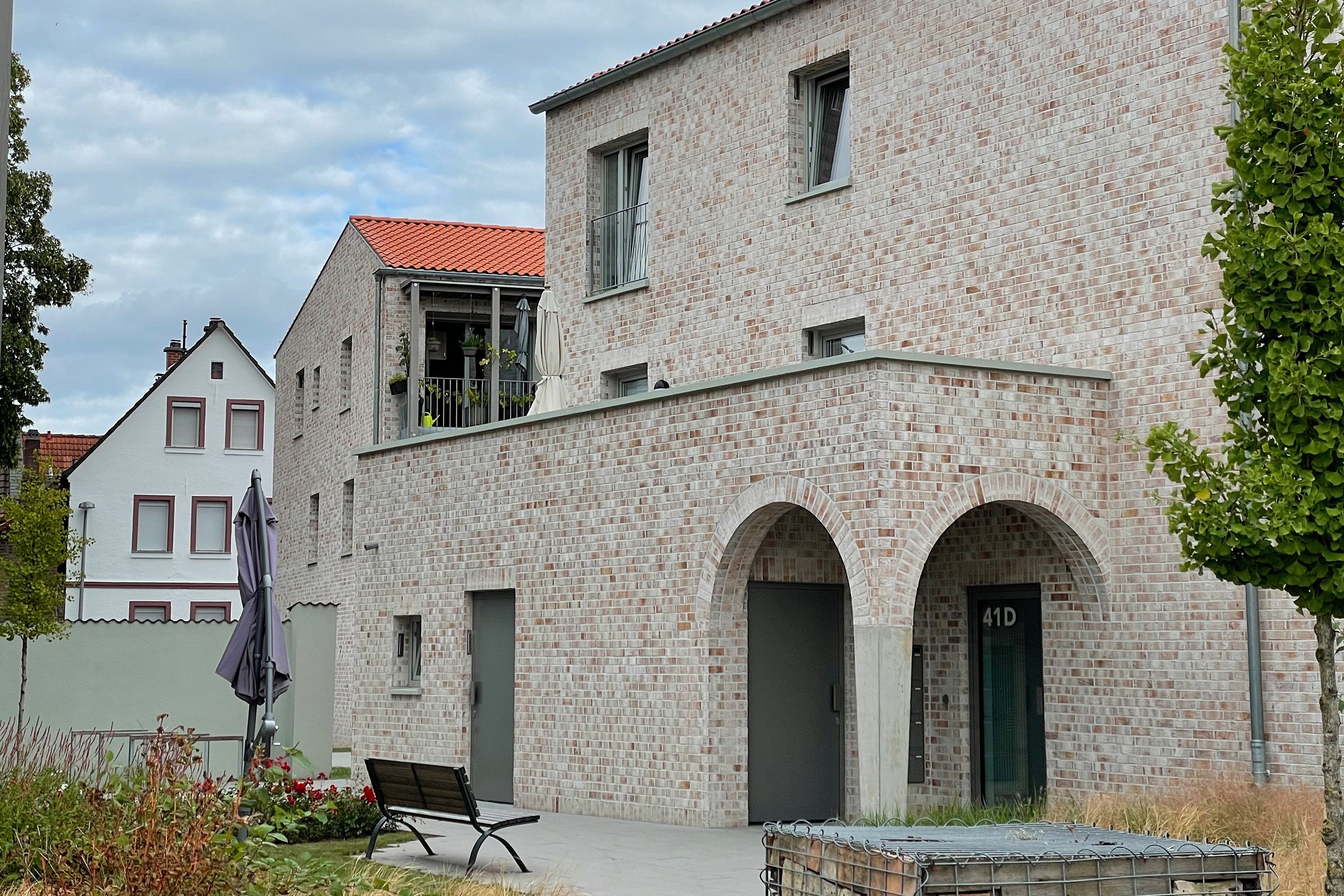 Neue Wohnbebauung am Verna-Park in Rüsselsheim am Main.